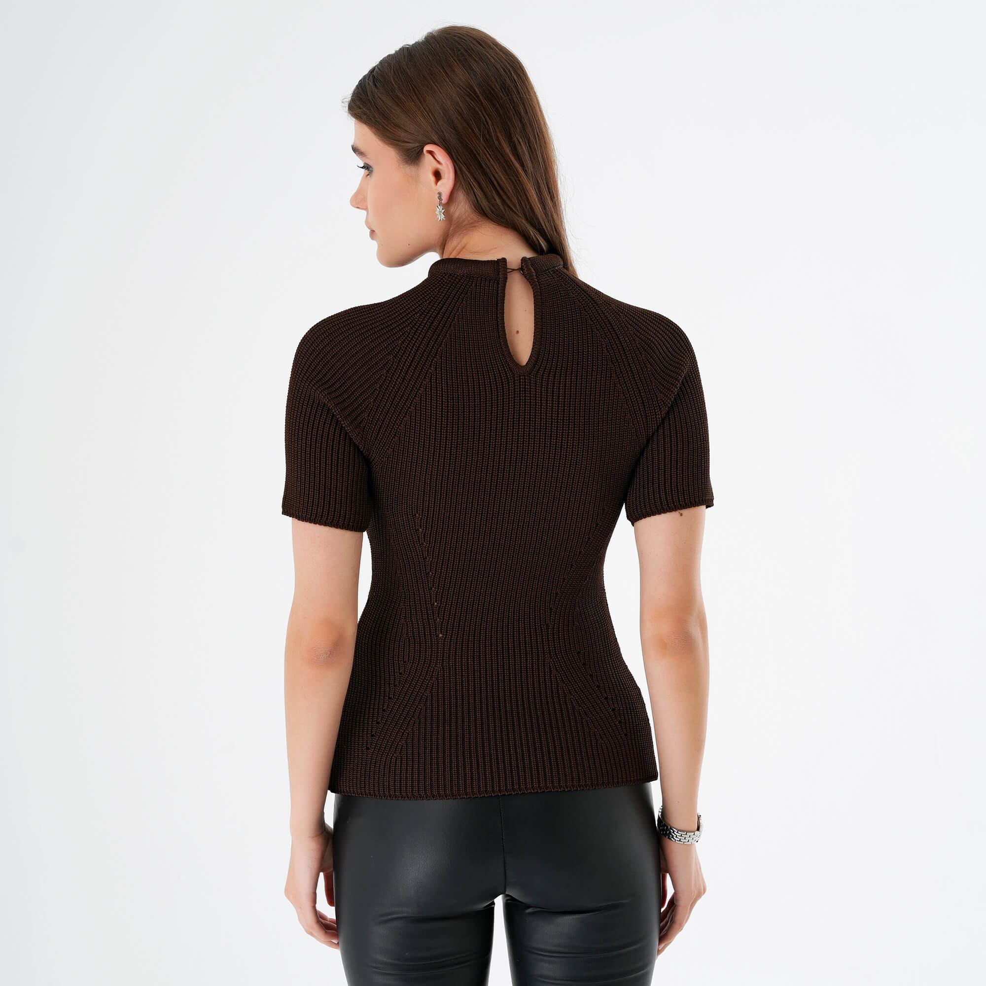 Fendi - Dark Brown Knitted Pullover IT44